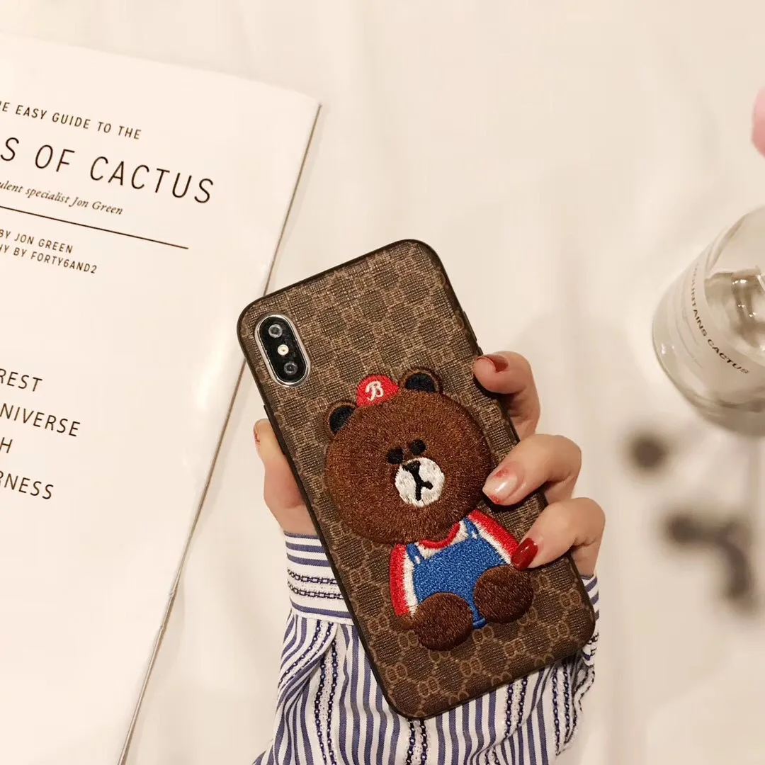 Чехол для телефона moschi Bear iPhone 6 7 8 Plus X 11 Pro XS MAX XR 2019 Модный чехол с мультяшным