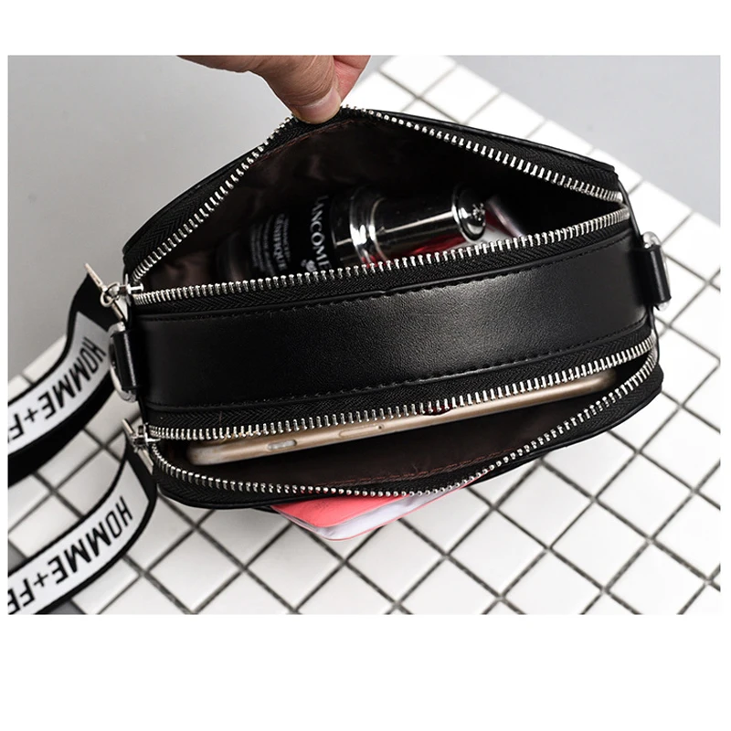 Женская кожаная сумка через плечо bolsos mujer модная маленькая однотонная на женские