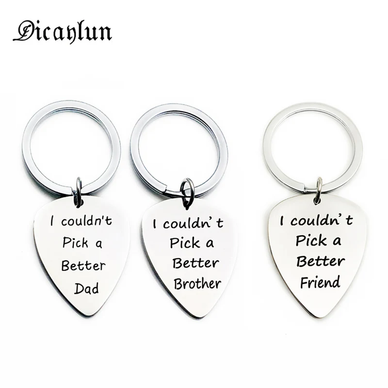 Брелок для гитары DICAYLUN аксессуары ключей с буквами подарок на День Благодарения