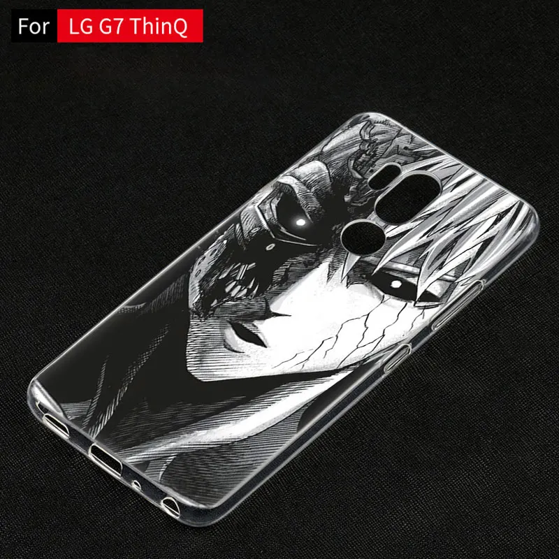 Силиконовый чехол Genos one punch man для LG G5 G6 Mini G7 G8 G8S V20 V30 V40 V50 ThinQ Q6 Q7 Q8 Q9 Q60 W10 W30 Aristo 2 X Power 3