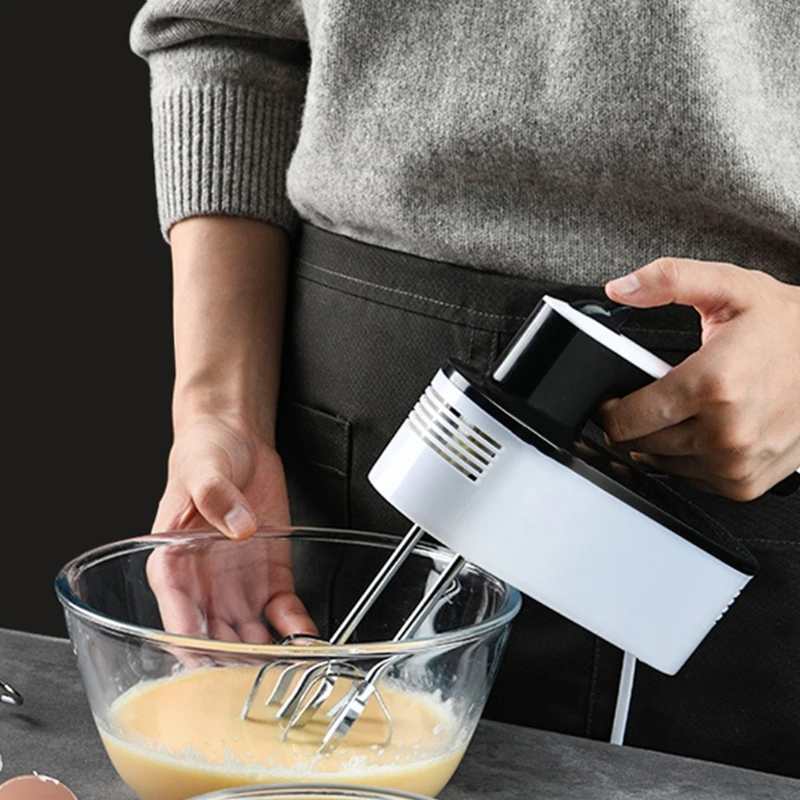 Кухонный ручной миксер электрический для взбивания смешивания печенья | Бытовая