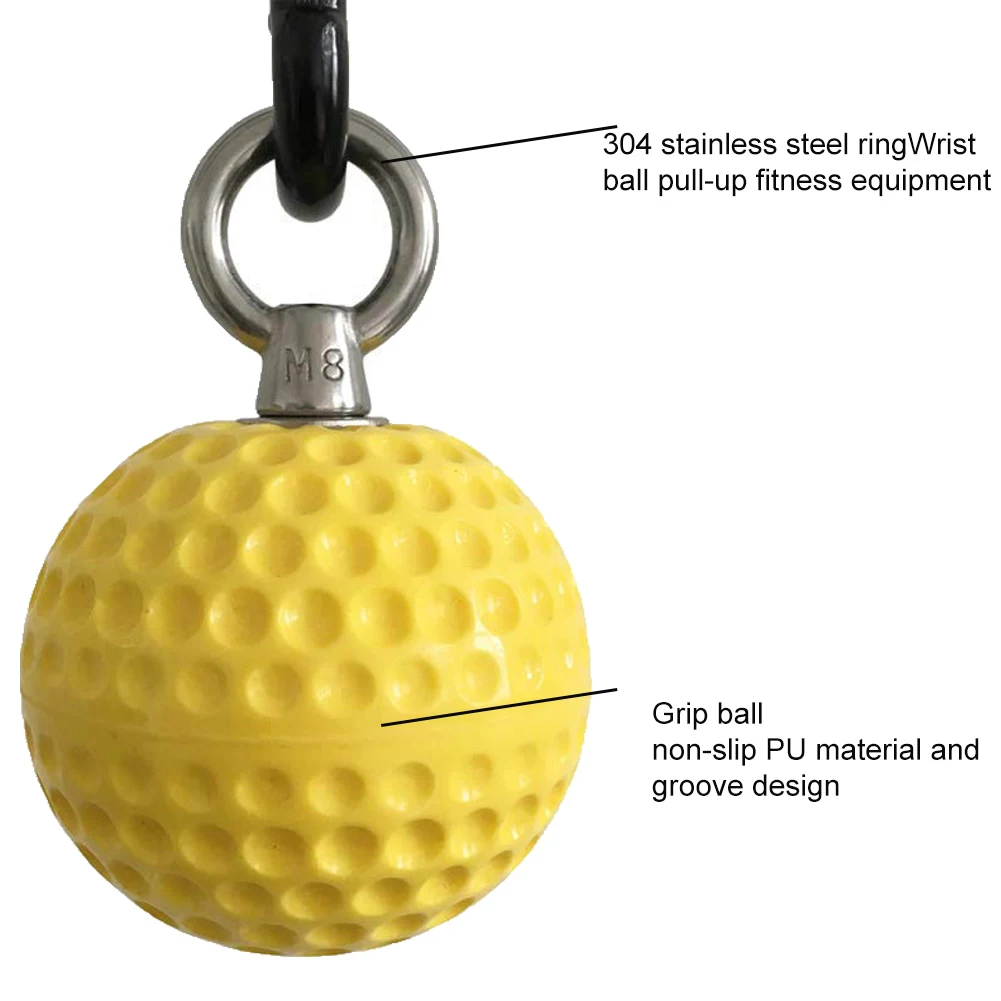 2 шт. 7 см подтягивание шарики штыри палец сила тренер пушечное с креплением к руке