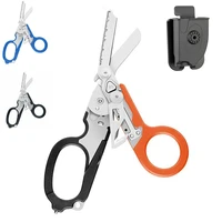raptor response emergency shears with strap cutter and glass breaker multifunction tools for outdoor utility holster