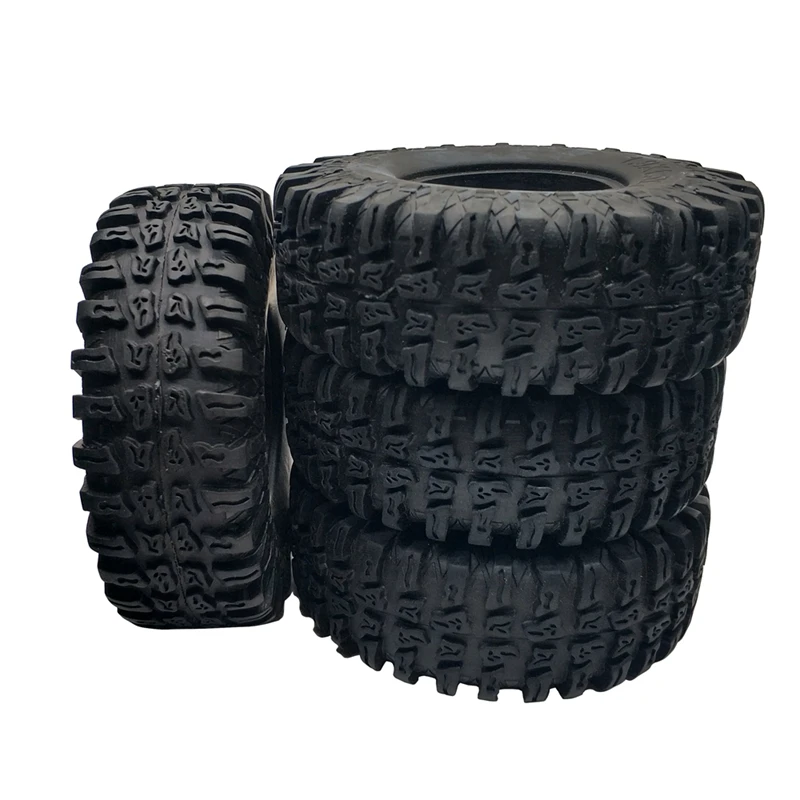 

4PCS 114mm Rubber 1.9 Inch Wheel Tire Tyre for 1:10 RC Crawler Car Axial SCX10 90046 AXI03007 Traxxas TRX4 D90 D110 TF2