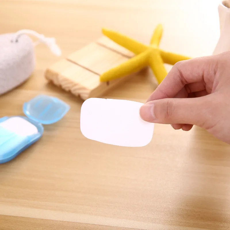 Мыло для путешествий мыльная бумага рук ванны очищающие Ароматические листы 20