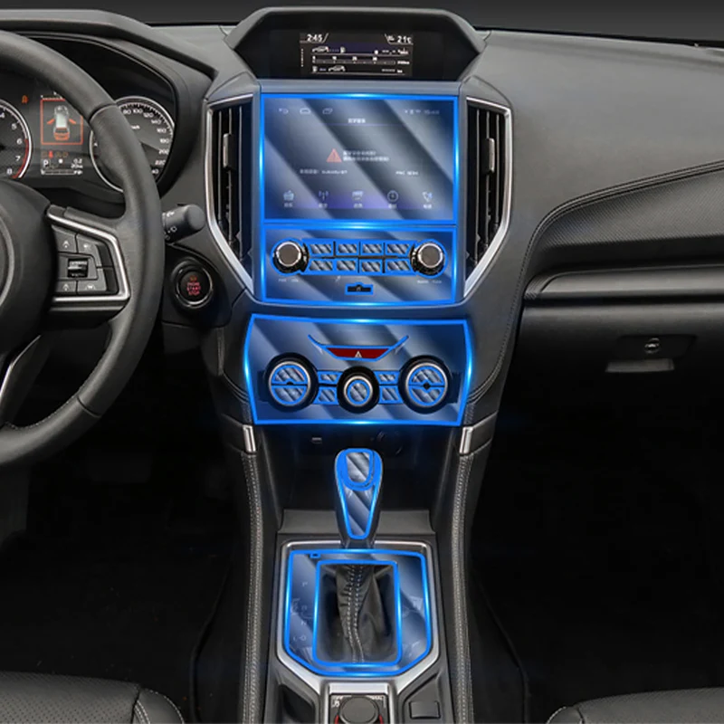 

Автомобильная Центральная панель управления Переключатель ТПУ пленка против царапин защитная пленка для Subaru Forester SK 2019-2020 автомобильные ак...