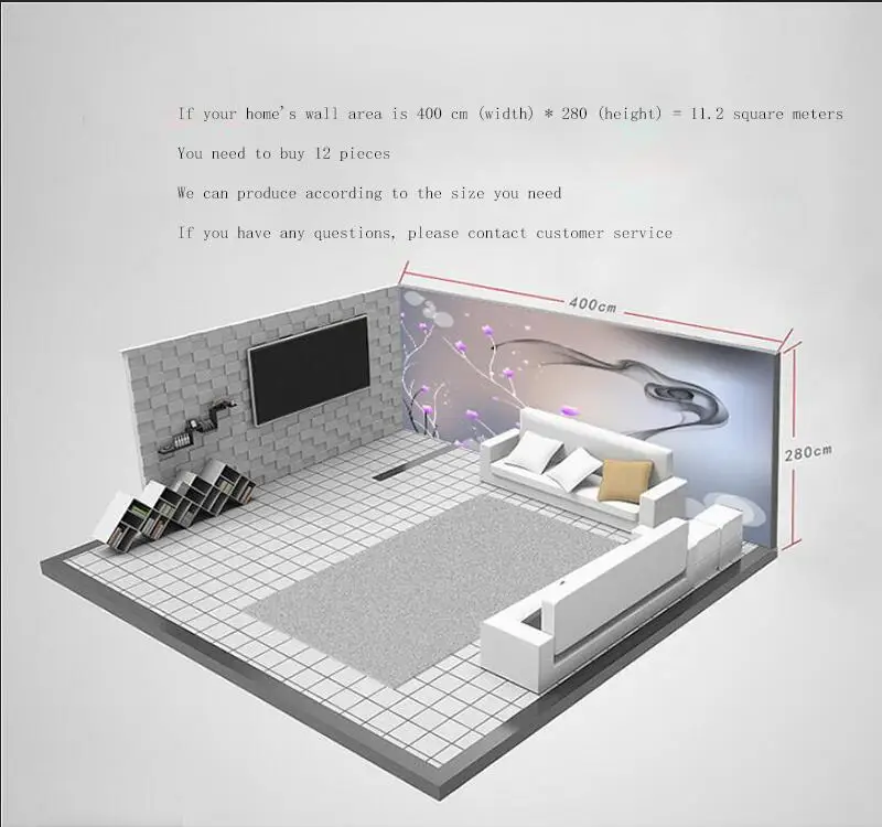 3D обои на заказ настенные фотообои современные минималистичные Геометрические