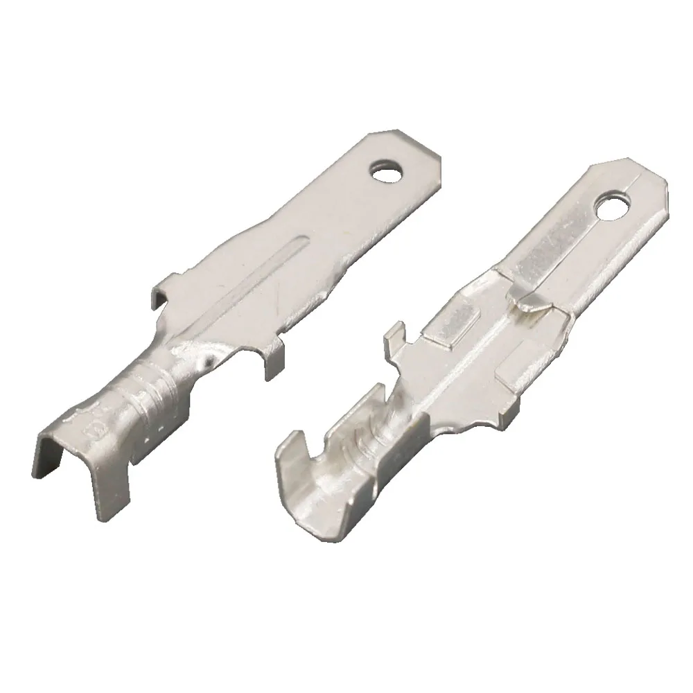 

100 PCS DJ617-4.8x0.8B Automotive Connectors Terminal Block Terminal Copper Terminal Insert Pin