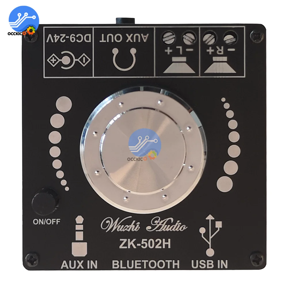 ZK-502H TPA3116D2 HIFI 2x50 Вт стерео bluetooth 5 0 Класс d аудио усилитель мощности плата модуль