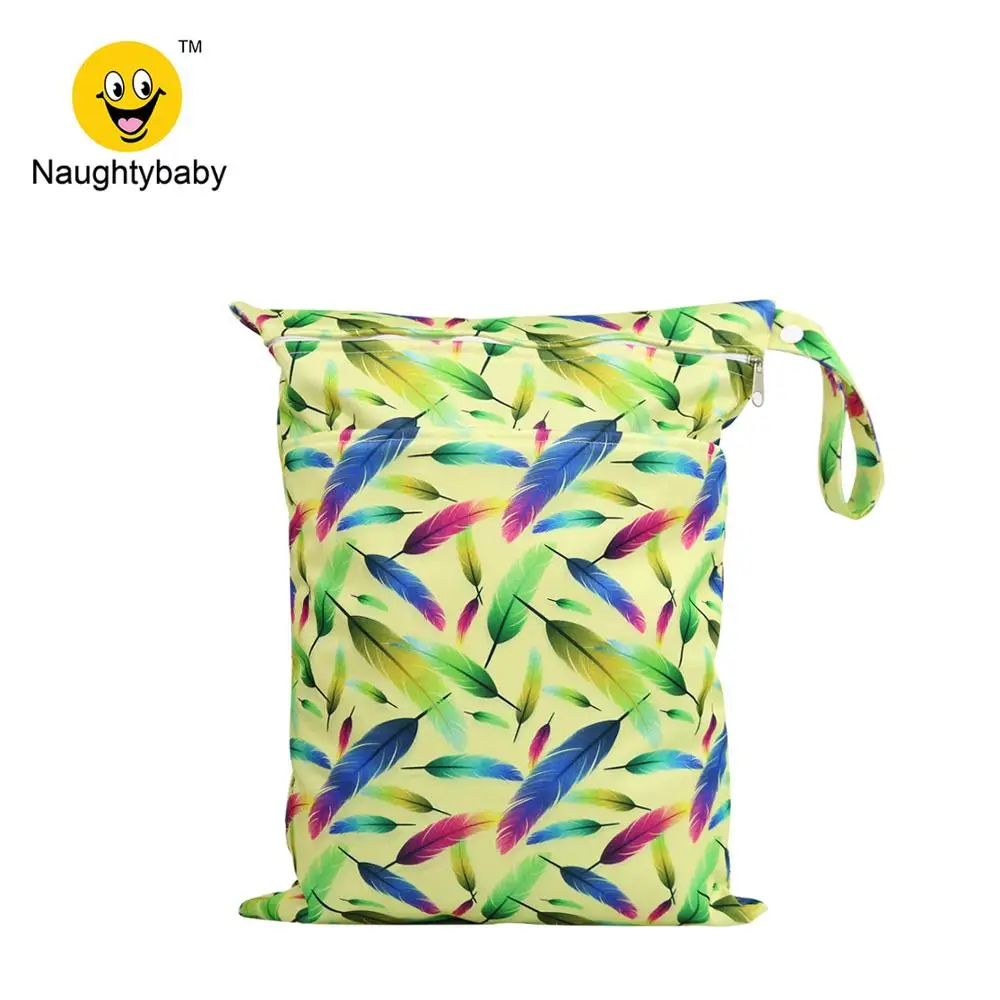 50% discount  Waterproof Wet Bags Diaper Bag Cloth Nappy Bags Swimsuit Bag Printed WetBag for Cloth Diapers  (100pcs/lot)