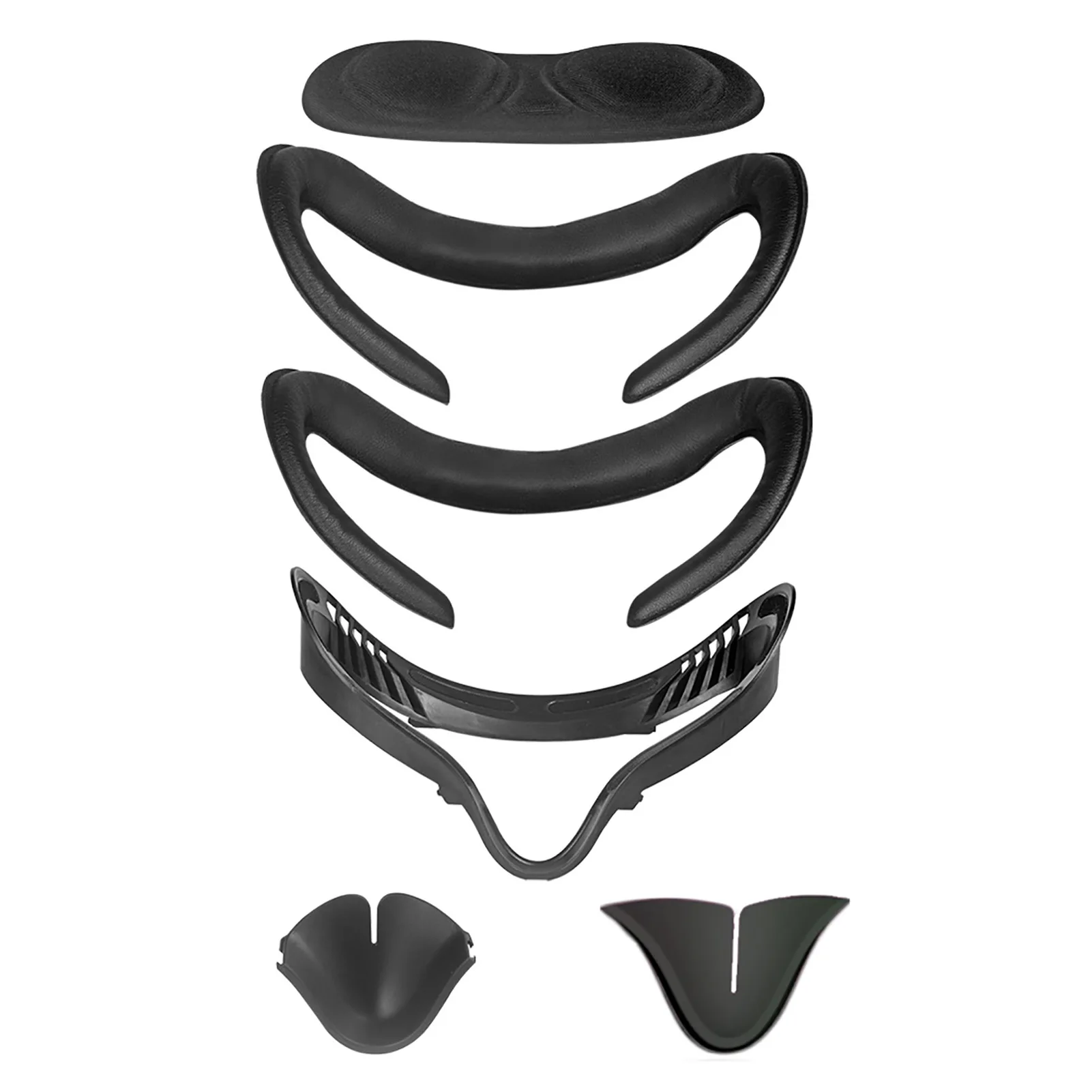 

6 In 1 Lens Cover Soft Protective Facial Pad VR Headset Interface Bracket Set Professional Easy Install For Oculus Quest 2