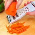 5 в 1 Многофункциональный Овощи Фрукты Огурец инструмент для чистки картофеля, моркови овощерезка Нержавеющаясталь бытовой Кухня инструмент