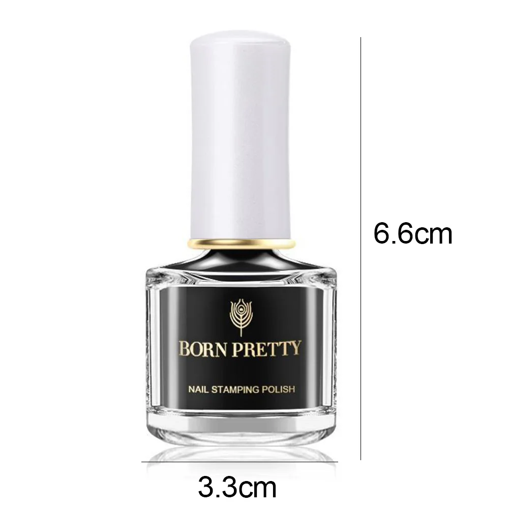 6 мл Гель лак для ногтей с цветочным принтом быстро сохнут штамповка Для женщин