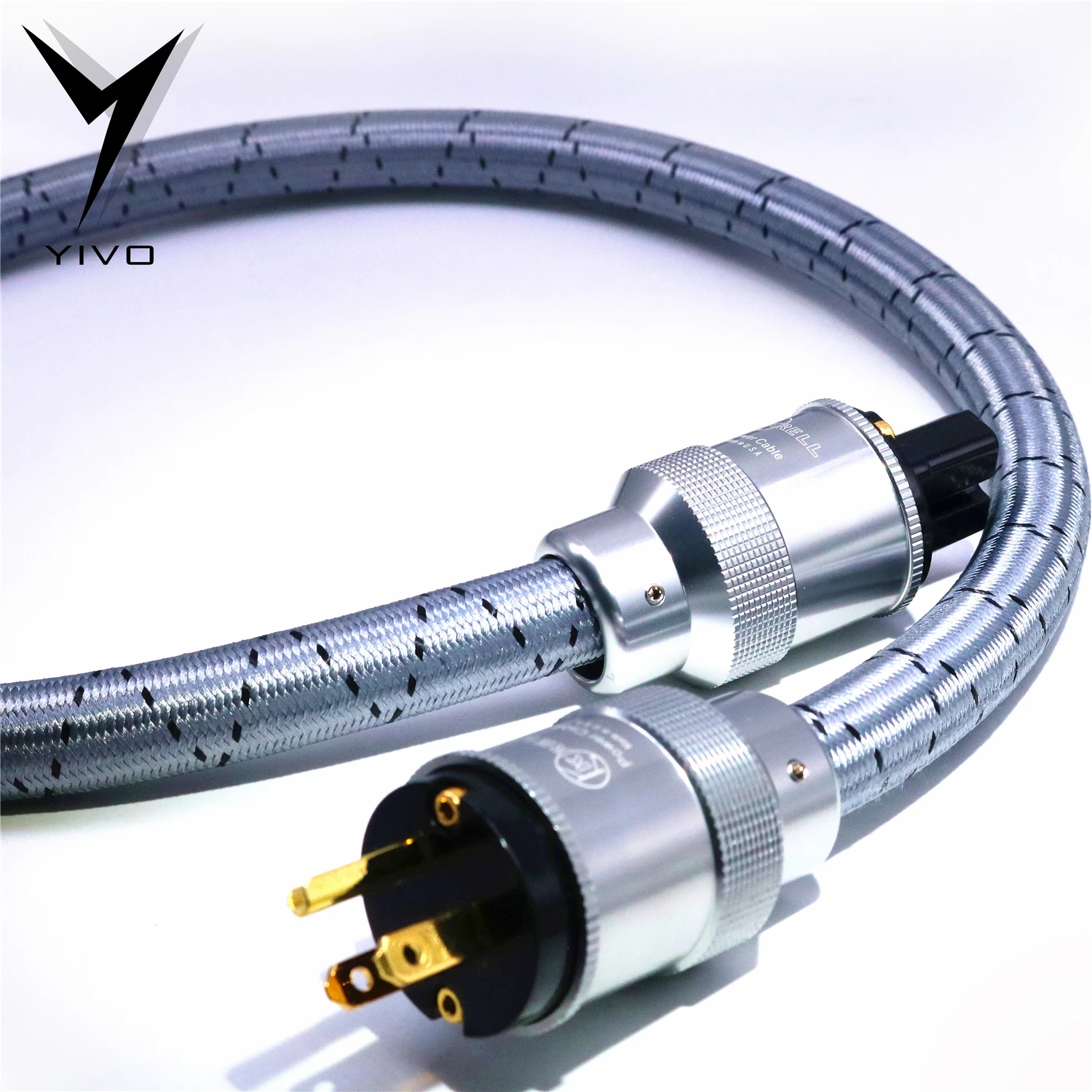 HI End кабель питания HIFI US/EU AC аудиофил для усилитель CD 15A amp плетеный