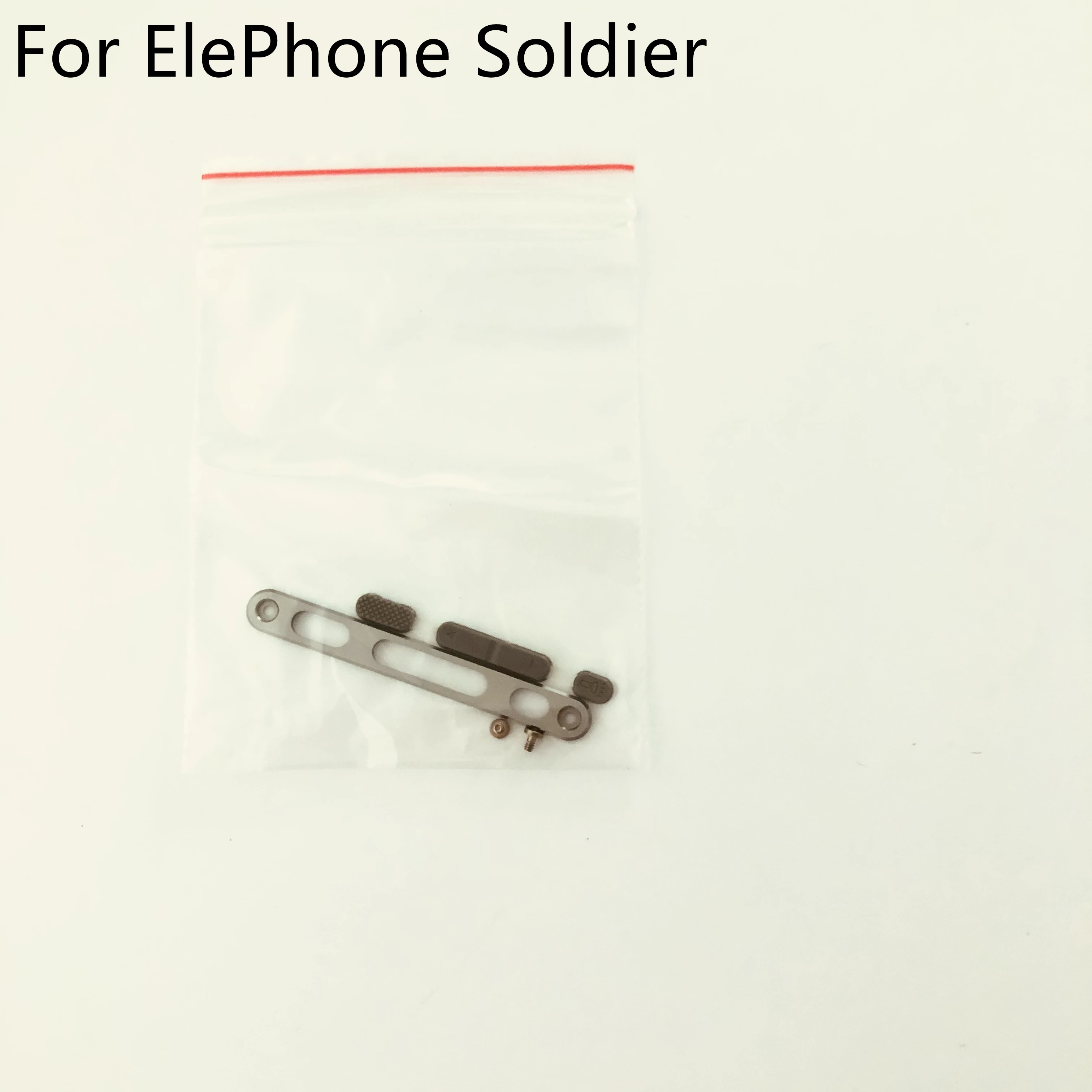 Кнопка увеличения/уменьшения громкости Elephone Soldier + Кнопка питания + винты для Elephone Soldier MT6797T 5,50 дюйма 1440x256 0 Бесплатная доставка