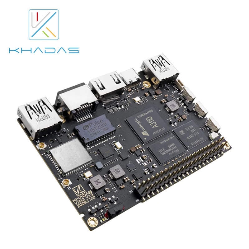 Самый мощный одноплатный компьютер 2020 с 4 Гб LPDDR4/4X + 32 ГБ EMMC и 5 0 NPU Khadas VIM3