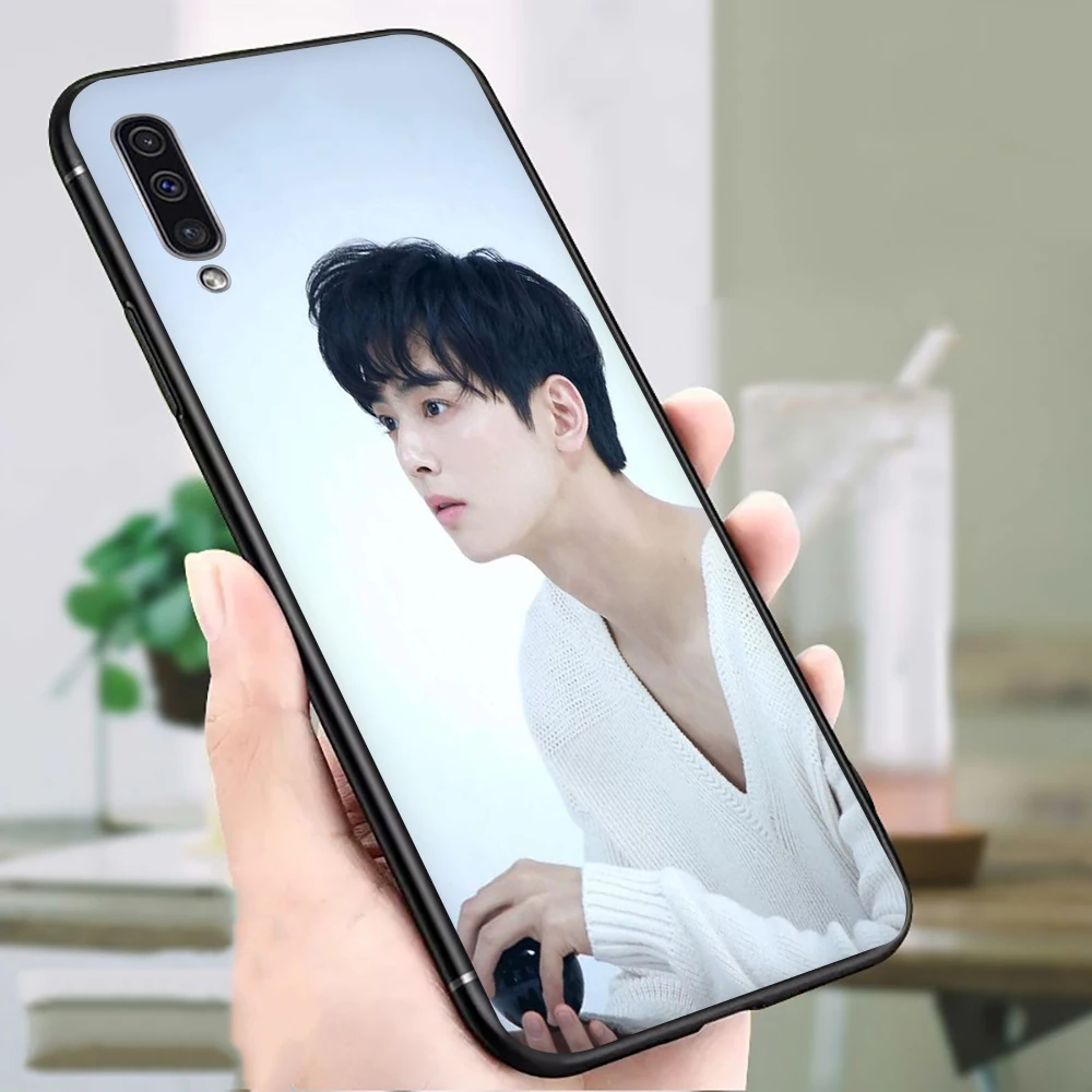 Мягкий силиконовый чехол cha eunwoo в Корейском стиле для телефона Samsung Galaxy A3 A5 A6 plus A7 A8