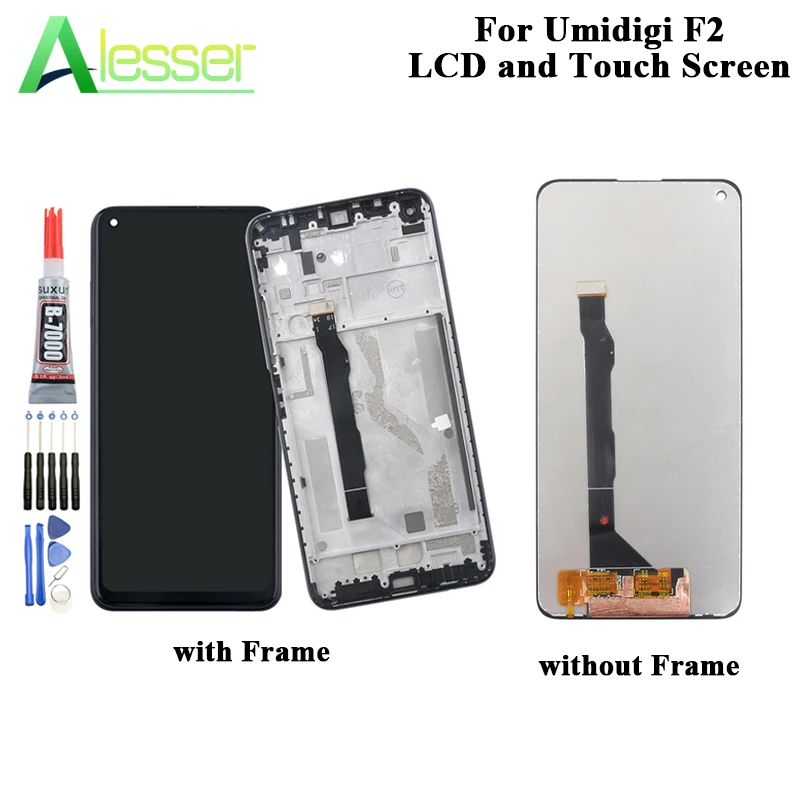 Alesser для Umidigi F2 ЖК-дисплей и кодирующий преобразователь сенсорного экрана в сборе