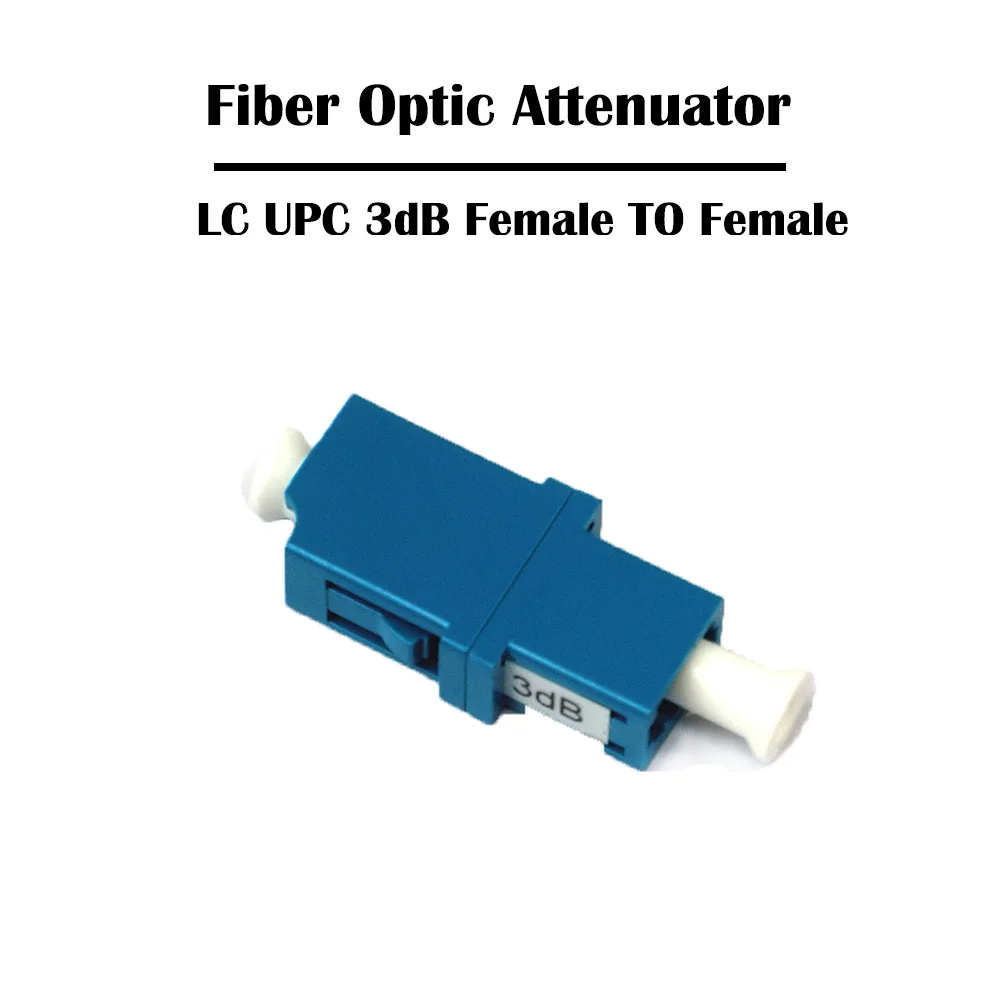 LC фланец волокно оптический аттенюатор 3dB 5dB 10dB 15dB SM одномодовый Simplex UPC FTTH