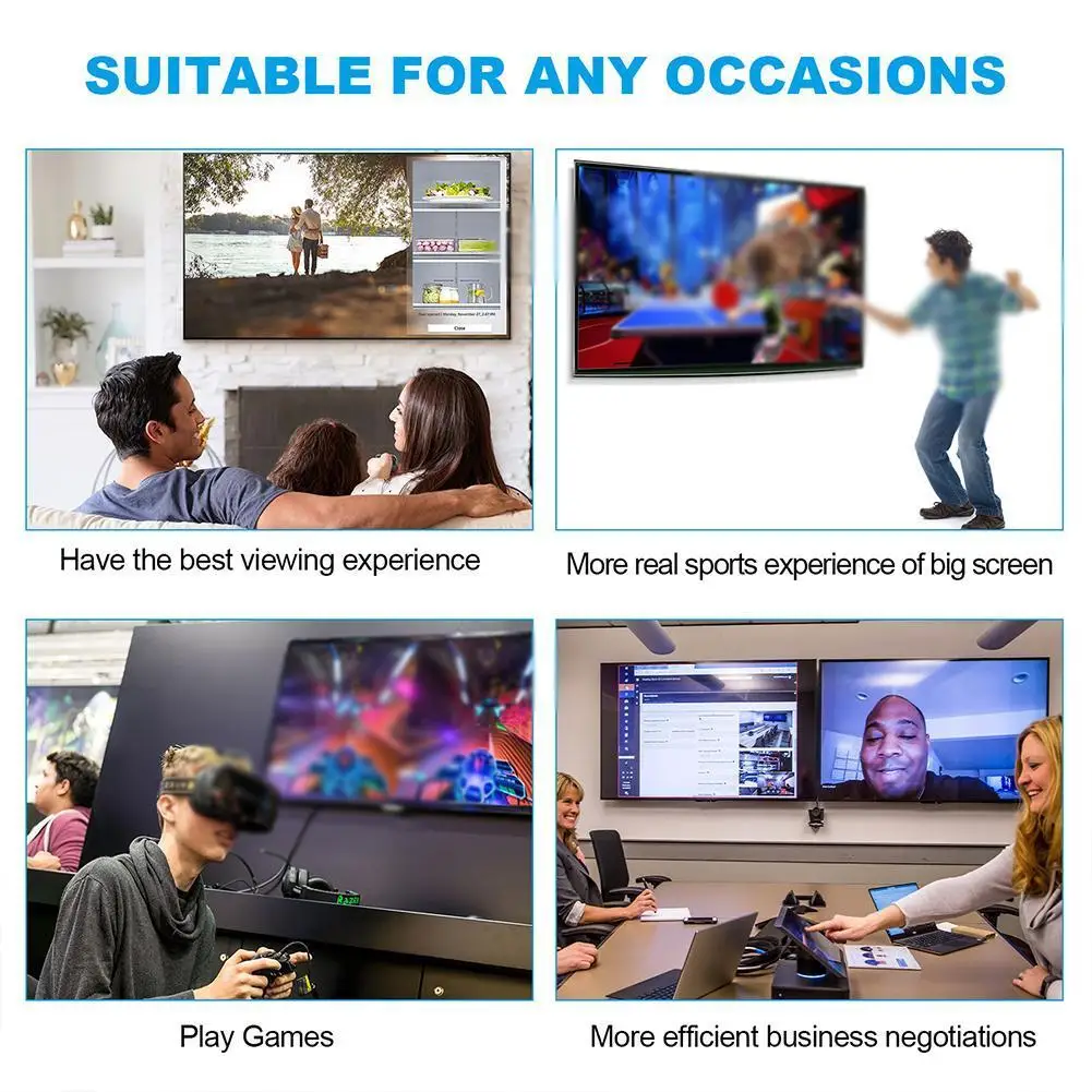 

4K USB-адаптер для портов дисплея с HDMI-совместимым штекером на DP T6D1