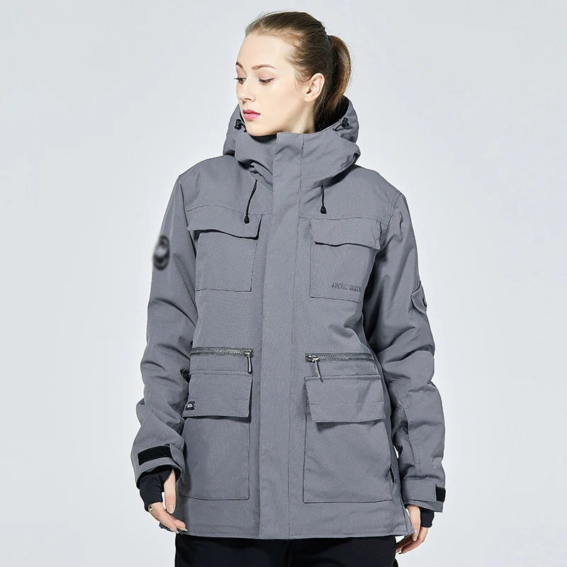 Лыжный костюм для женщин и мужчин водонепроницаемый теплый дышащий комбинезон