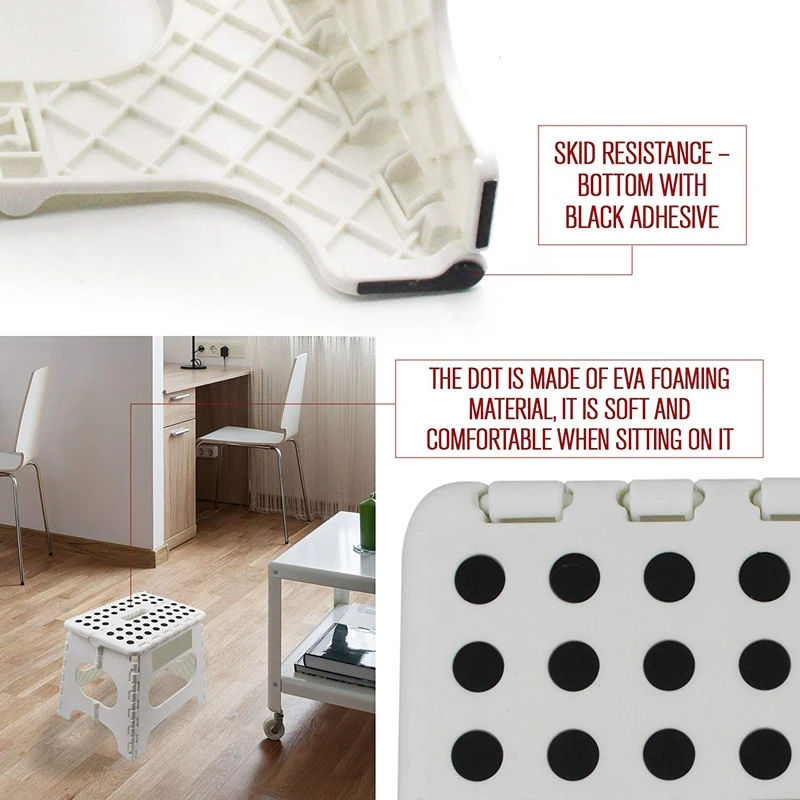 11-дюймовый складной ступенчатый стул для взрослых и детей кухонные стулья