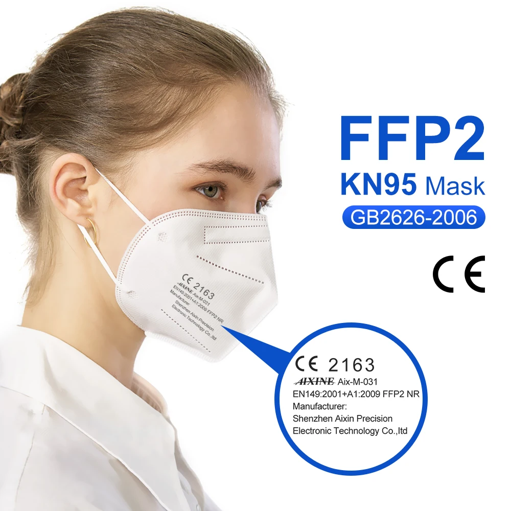 Маска для лица ffp2 респиратор с защитой от вирусов взрослых сертификацией CE |