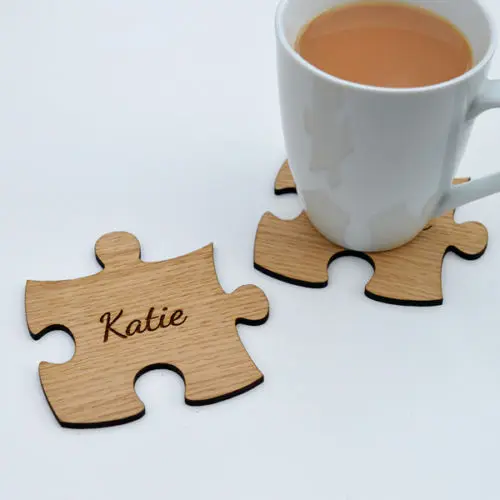 Персонализированные подставки для пазлов деревянные подарочные всей семьи