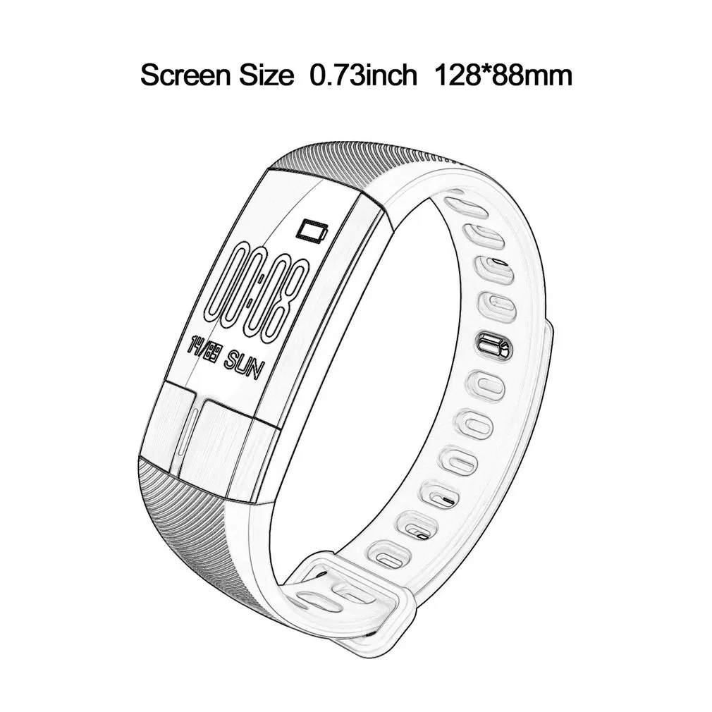 

G20 Waterproof Smart Band Heart Rate ECG Monitor Sports Bracelet Fitness Watch Smartband For IOS For Android