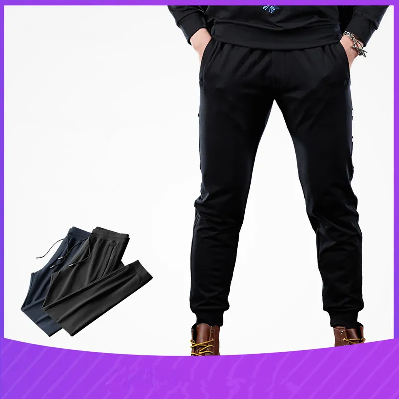 

2021 Summer Casual Trousers Men's Large Size Loose Cotton Beam Feet Sweatpants Straight Feet Thin Youth Pants Men's Clothing