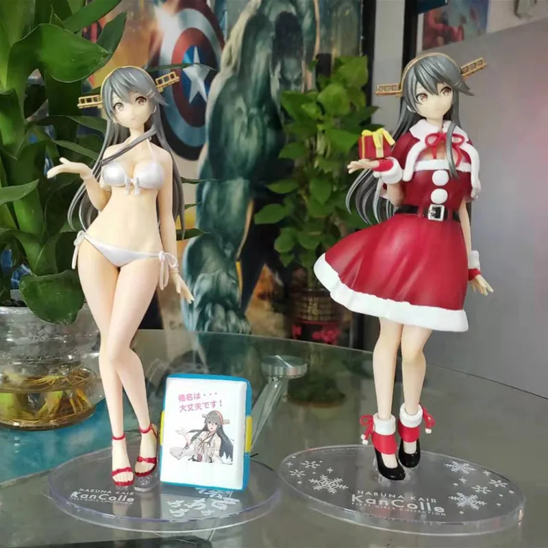 Японская Оригинальная фигурка аниме kantai collection Haruna рождественские костюмы героя