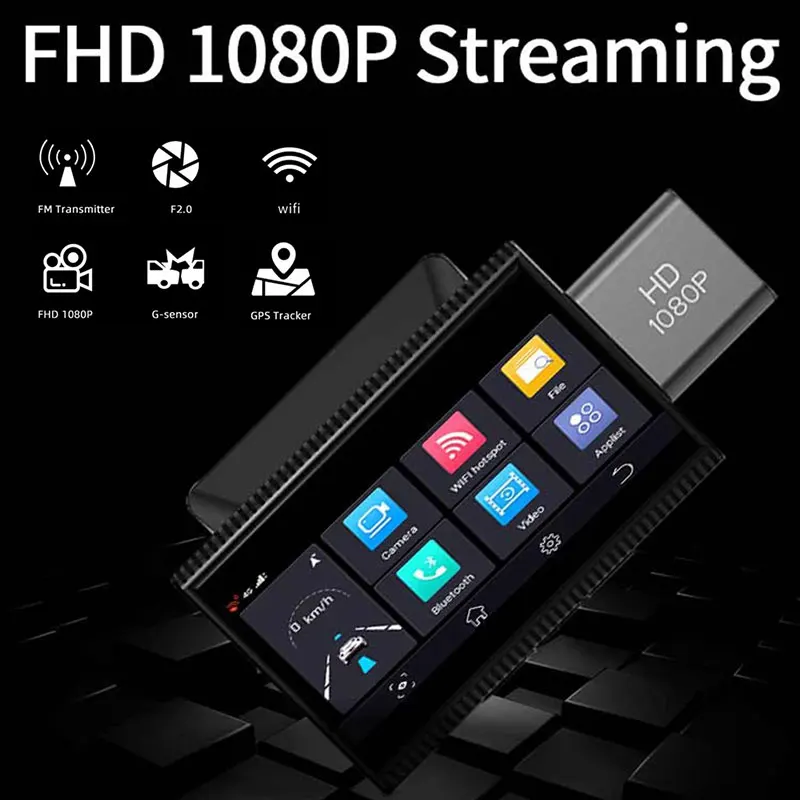 

4G Android Car Dash camera ADAS GPS Navigation HD 1080P Auto video registrator Recorder DVR Night Vision WiFi Remote 24H Monitor