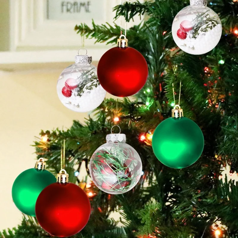30Pcs 6cm Christmas Balls Ornaments for Xmas Tree Shatterproof Hanging Ball Decorations | Дом и сад