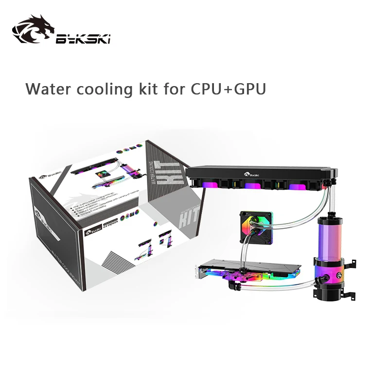 

Bykski Liquid Cooler Kit for INTEL AMD CPU / Video Card Cooling / Hose cooling Bundle 360mm Copper Radiator / AURA RGB Support