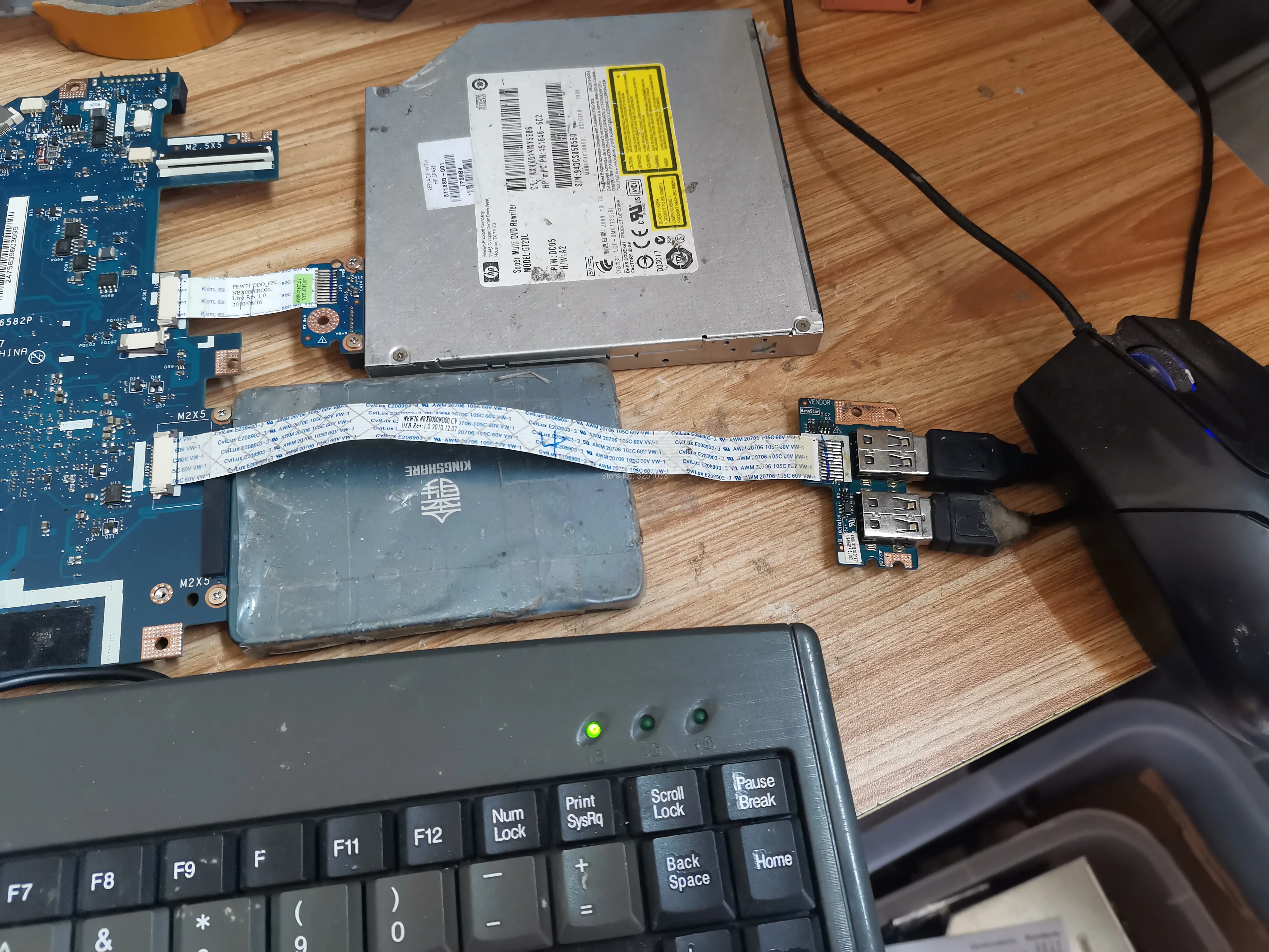 Оловян71 LS 6581P Плата USB с кабелем для ACER ASPIRE 5742 5552 5736Z 5733 5335 5336 5253 5250 плата 5551G 5552G