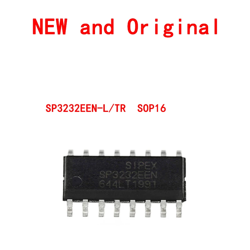 10 шт./лот SP3232EEN-L/TR SIPEX SOP-16 [можно заменить MAX3232] Новый и оригинальный