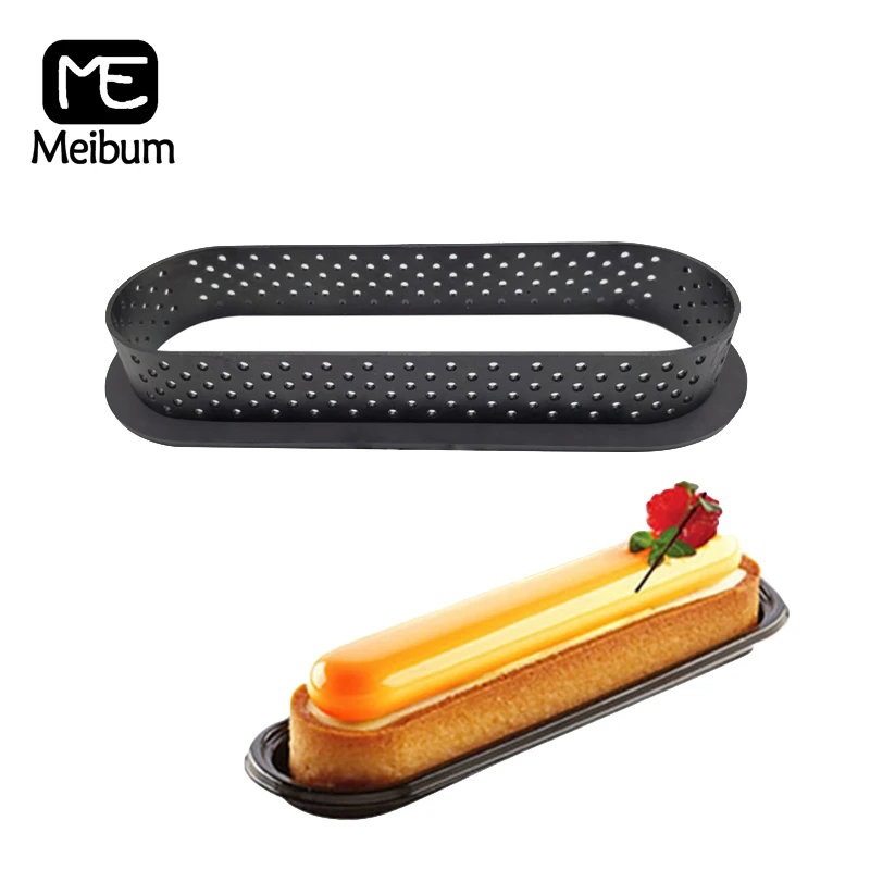 Meibum 1 шт. овальная форма яичный Тарт пирожное пластиковое ПЕРФОРИРОВАННОЕ кольцо