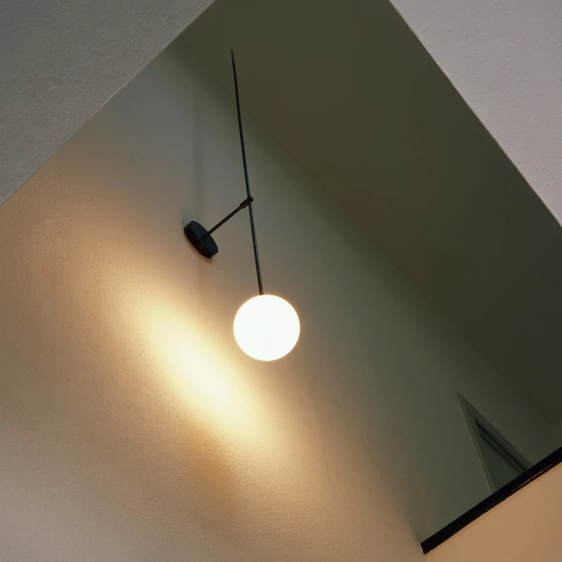 

Modern Nordic Wall Lamp Glass Ball Retro Wall Light Dining Bedroom Ceiling Mounted Lights Restaurant Aisle Corridor Cafe Decora