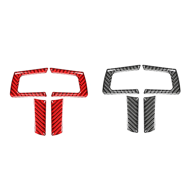 

for Mazda MX5 Miata 2009-2015 Accessories Carbon Fiber Steering Wheel Panel Trim Cover Sticker