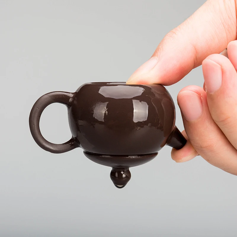 Мини-чайник ручной работы китайский фильтр для отверстий в шариках перевернутый