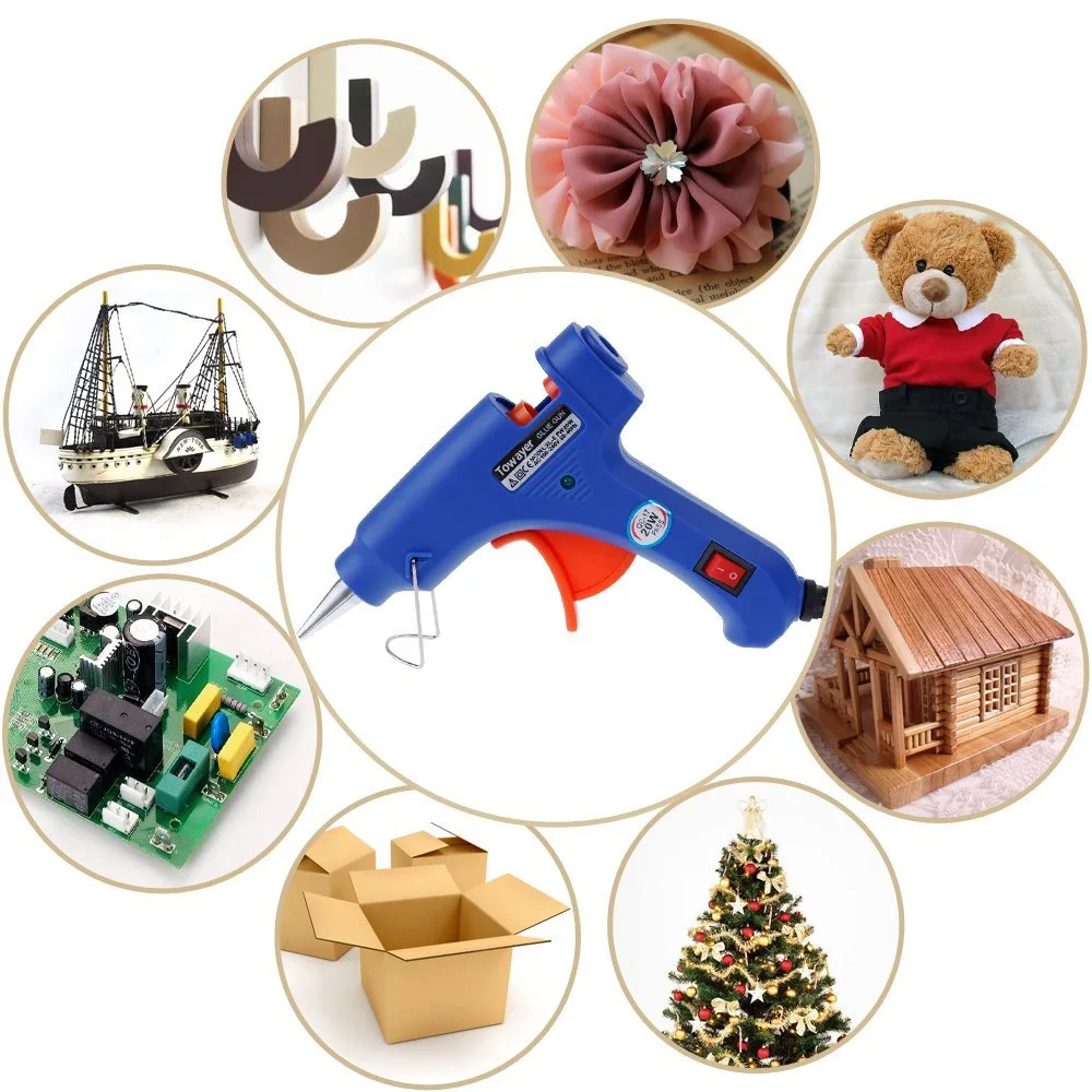

Hot Glue Gun High Temp Heater Melt Hot 20W Repair Tool Heat Gun Pendrive Mini mm Gun EU with Glue Stick EU Plug US Plug