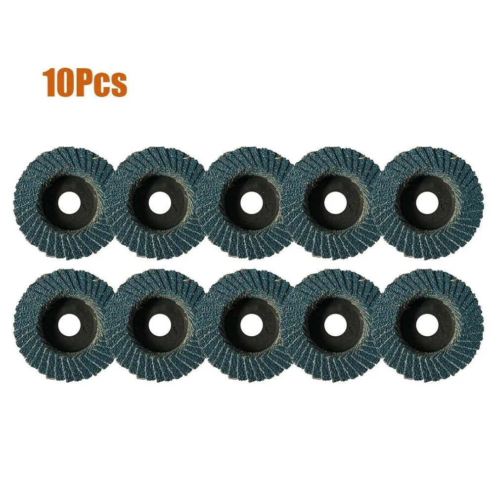 

10Pcs 2 Inch Flat Flap Disc Rol-oc Roll Lock Grinding Sanding Sandpaper Wheels With 1Pcs Sanding Rol-oc Holder Flap Sanding Disc