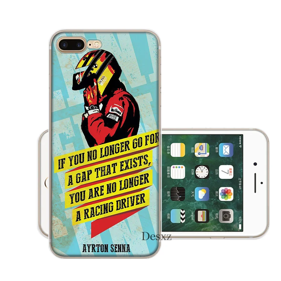 Чехол для телефона Ayrton Senna чехол iPhone 6 6s 7 8 11 Pro X XS XR Max 5 5S Se TPU |