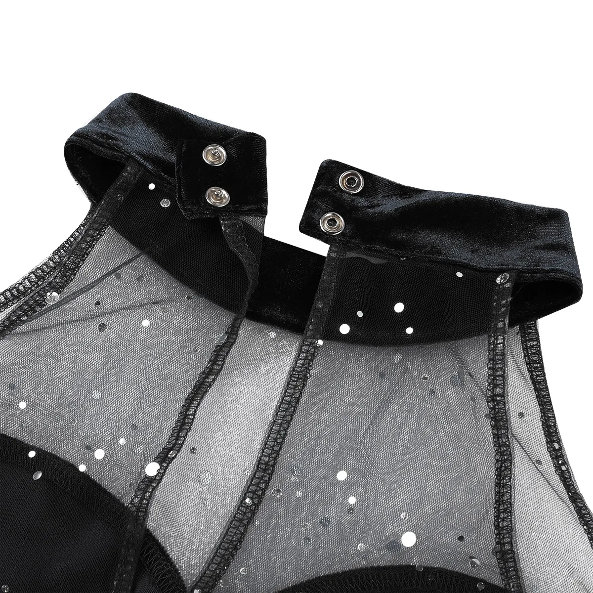 Женское платье с блестками без рукавов вырезом на спине бархатный лиф балетный