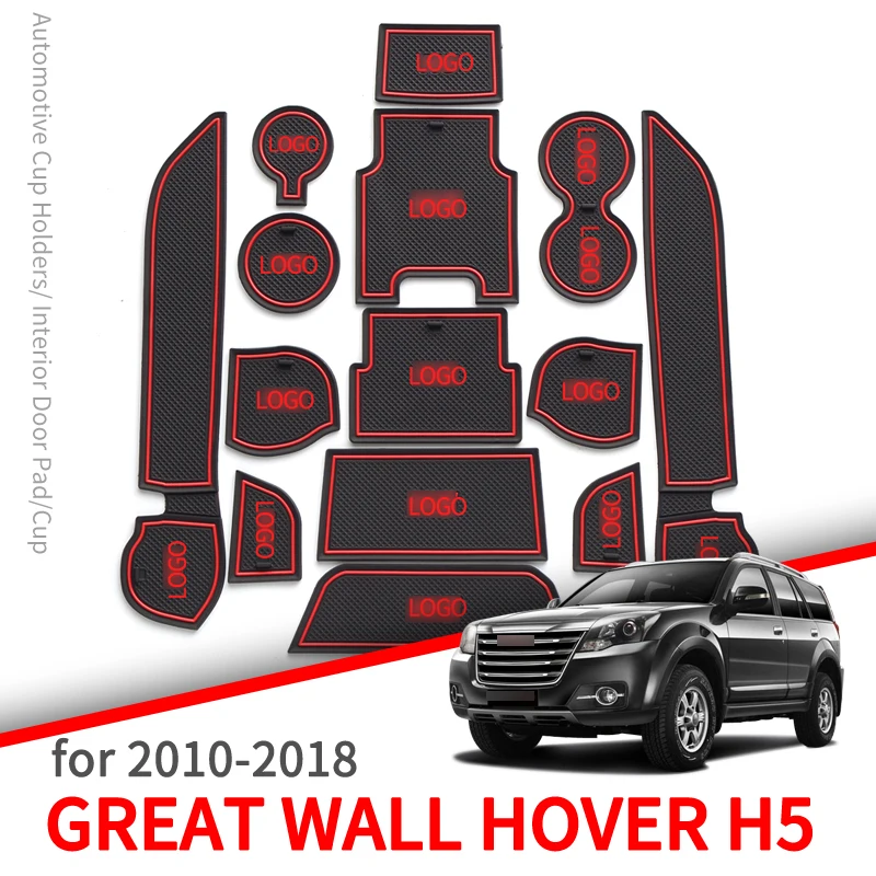 Антискользящий коврик ZUNDUO для стакана Great Wall Hover H5 DW Hower 2010 2018 Haval аксессуары