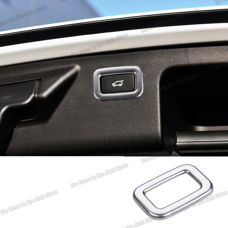 

abs car tail door electric button frame trims chrome for land rover discovery sport 2014 2015 2016 2017 2018 2019 accessories