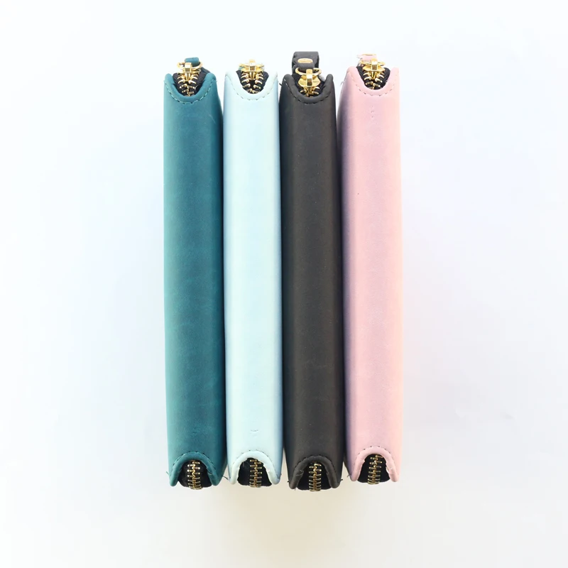 Новинка 2020 кожаный планер Domikee на молнии планировщик для ежедневного дневного