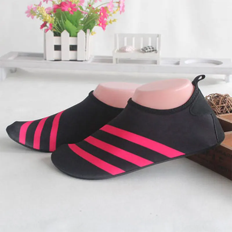 Big Boy Children Beach Slippers Stripe Sock Shoes Breathable Casual Barefoot Shoe Aqua Lightweight Water Size | Детская одежда и