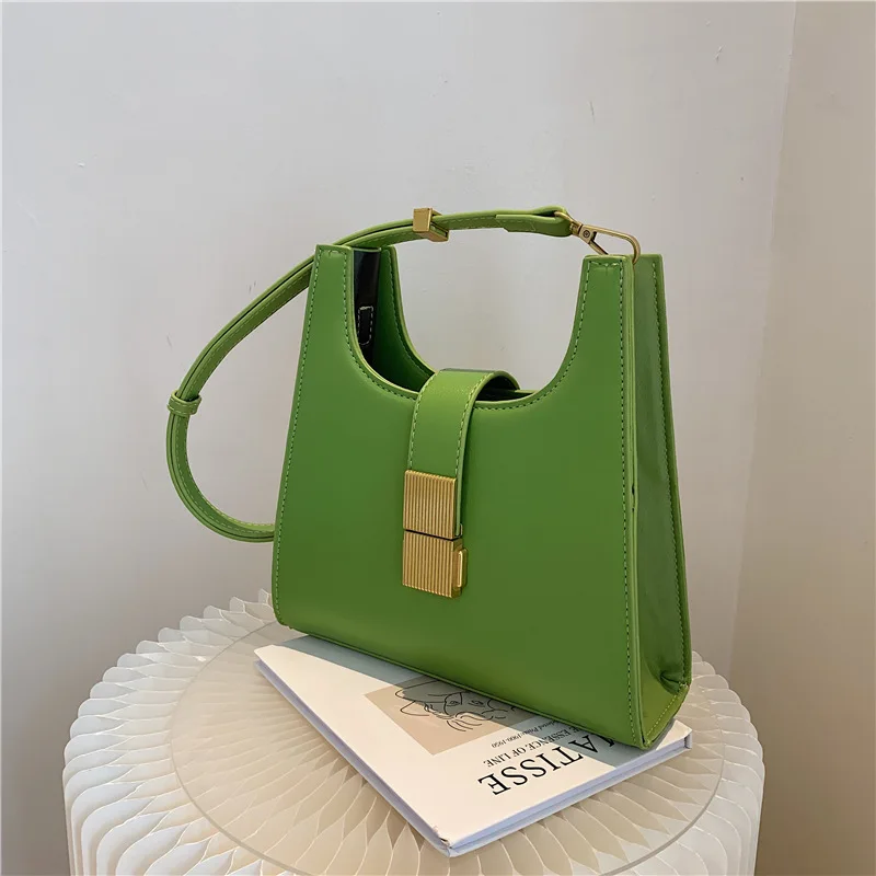 

Women Sac New PU Leather Underarm Bag Designer 2021 Summer Fashion Simple Shoulder Bag Korean Women's Bolsos Para Mujer Handbag
