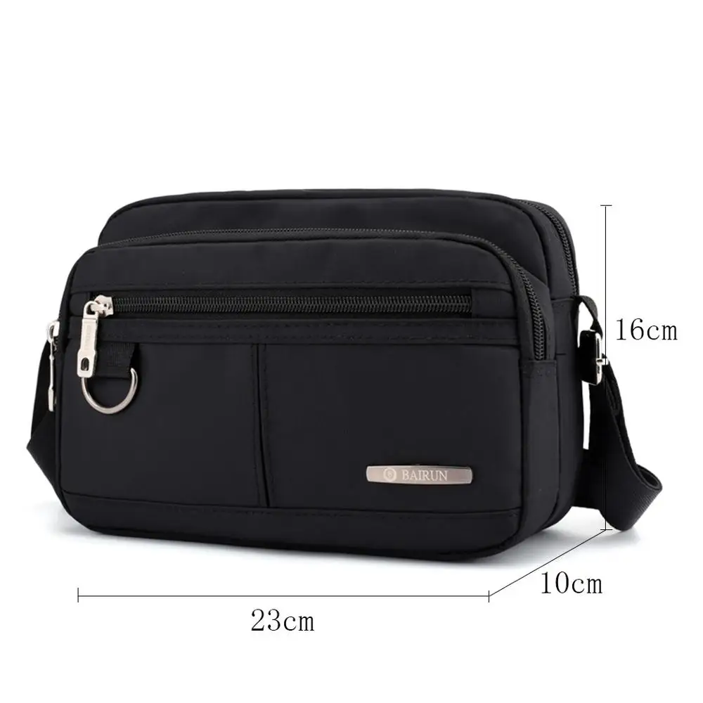 Женская и мужская сумка мессенджер через плечо одноцветные водонепроницаемые